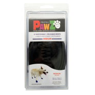 Pawz Boots Medium to 3" Black 12 pk