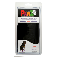 Pawz Boots Large to 4" Black 12 pk