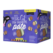 Tiki Cat Fish Favorites Pate Mega Pack 7-Flavour BX 24/2.8oz