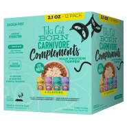 Tiki Cat Born Carnivore Complements VarietyPack 12/2.1oz Pch