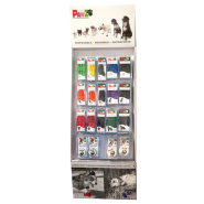 Pawz Floor Display Color & Black Boots with Max Wax 62 pc
